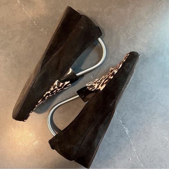 Anyi Lu sz 39.5 US 9 Leopard calf hair loafers Shoes - Picture 10 of 13